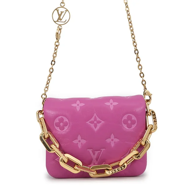 Louis Vuitton Shoulder Bag Monogram Cousin 2-Way in Lambskin from The Reluxe