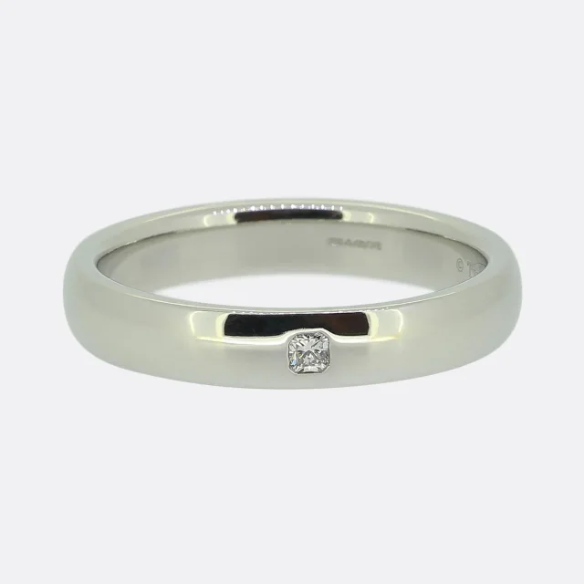 Tiffany & Co. Lucida Diamond 3mm Band Ring from The Vintage Jeweller