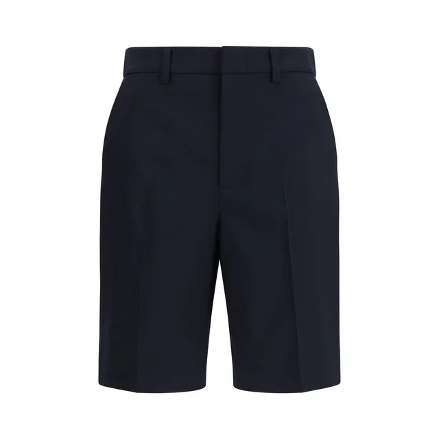 Gucci Black Cotton Bermuda Shorts in Black Wool from HEWI