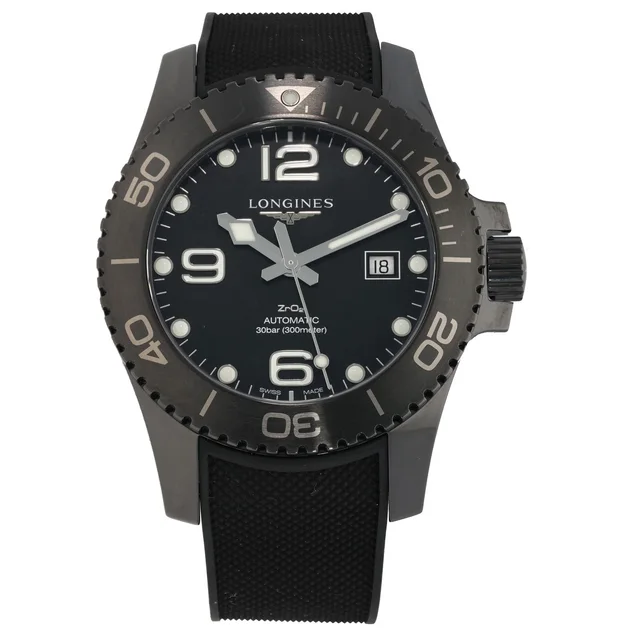 Longines Hydro Conquest L3.784.4 43mm Ceramic Watch in Ceramic from H&T