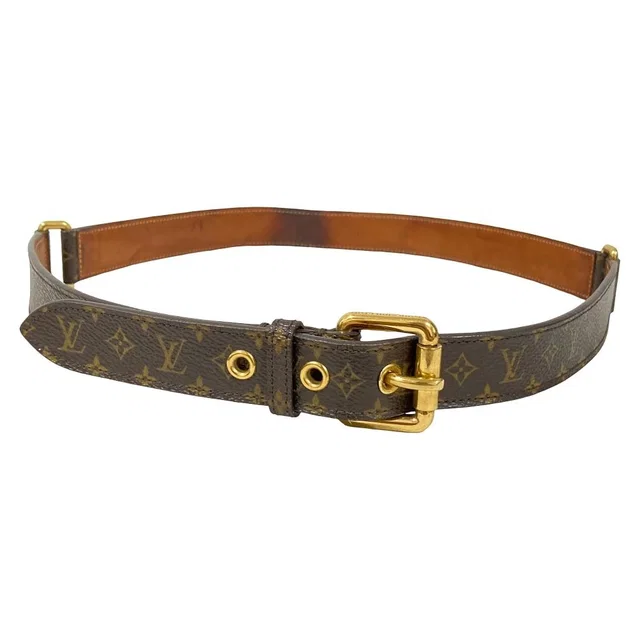 Louis Vuitton Ceinture Trio Monogram Belt 85 34 Brown in Brown from The Reluxe