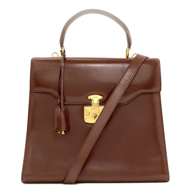 Gucci 000 01 2-Way Handbag Leather in Leather from The Reluxe