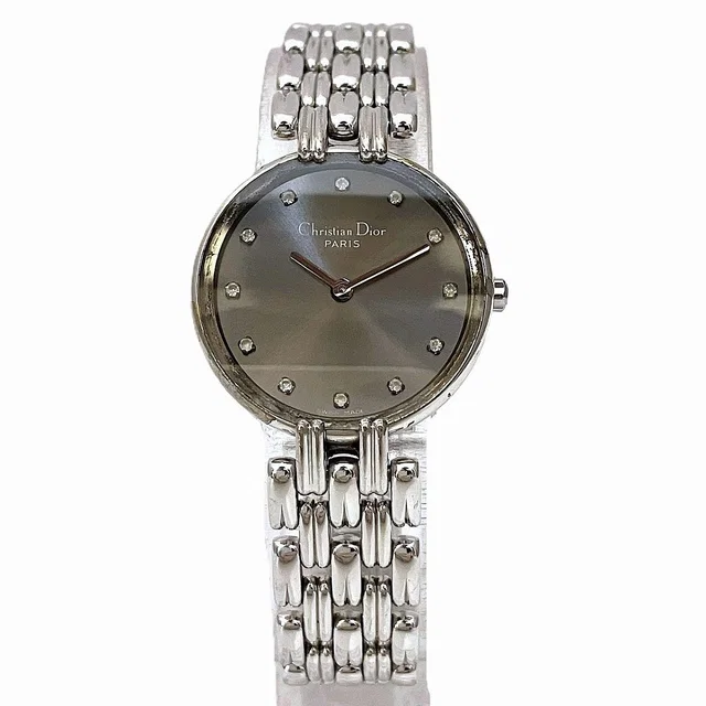 Dior Bakira Watch SS Quartz Gunmetal Dial from The Reluxe