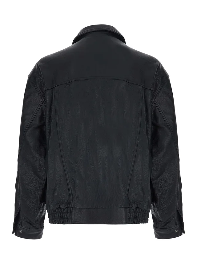 Dunst Long-sleeve leather jacket, photo 2 of 8 from SENSER