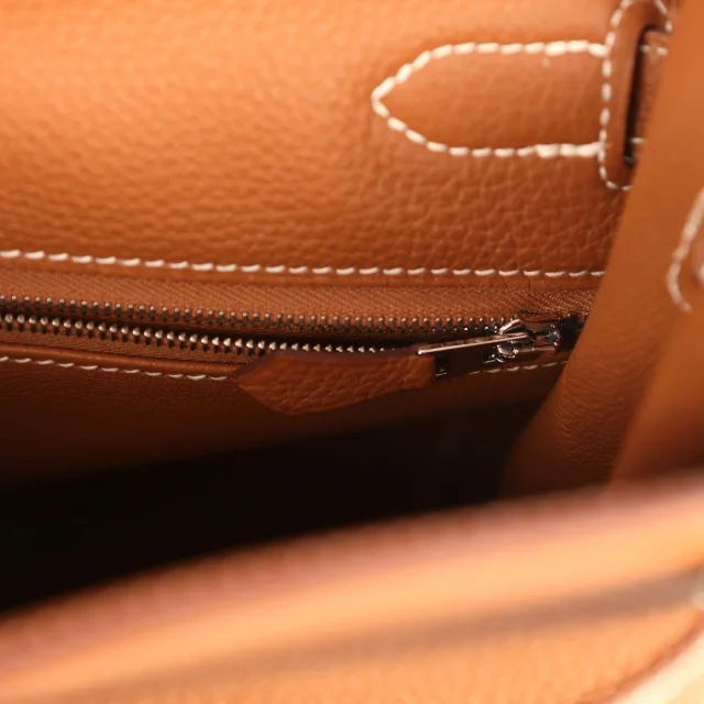 Hermès Kelly Retourne 32 Gold Togo Palladium Hardware in Gold Togo leather from Madison Avenue Couture, photo 9 of 9