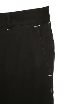 INCOTEX RED X FACETASM Wide trousers with applied details in 100% Cotton, photo 4 of 7 from LUISAVIAROMA