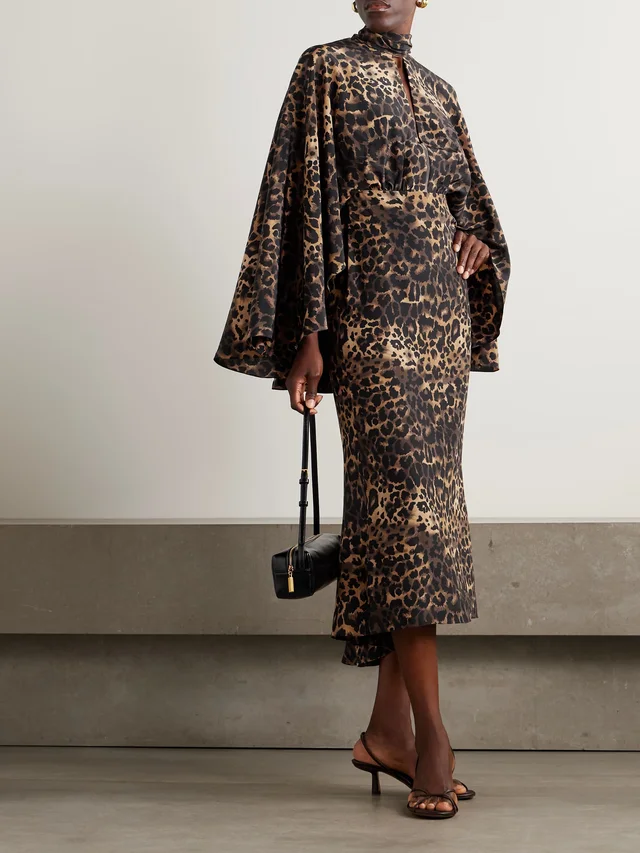JOHANNA ORTIZ Post Treasured open-back cutout leopard-print silk-blend maxi dress, photo 2 of 2 from NET-A-PORTER (Canada)