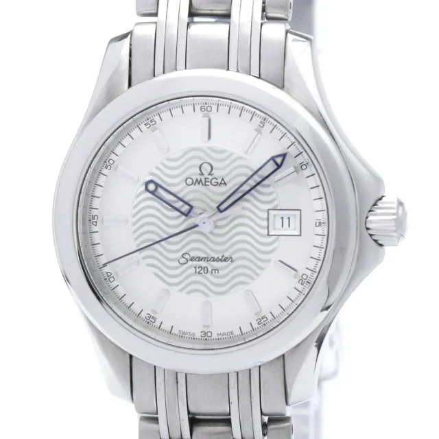 Omega Seamaster 120M Steel Quartz Ladies Watch 2571.31 Polished in Silver from Elady