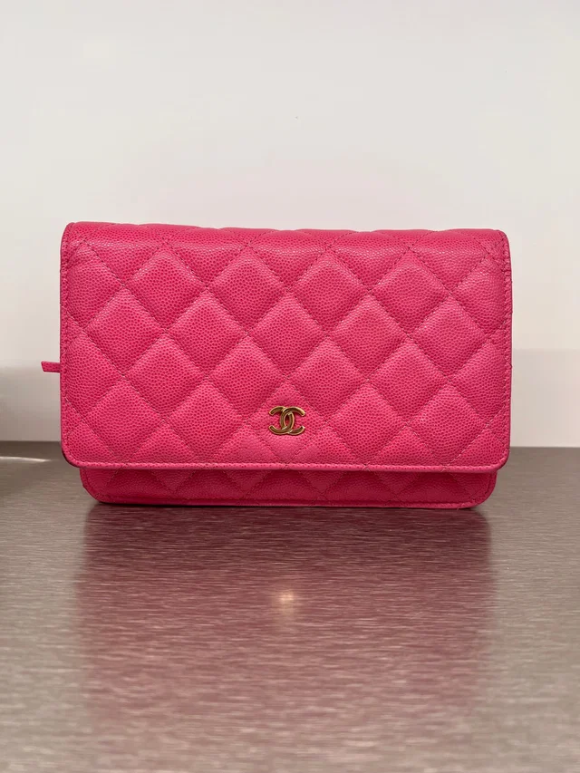 Chanel WOC Pink Caviar LGHW #26903823 in Pink Caviar leather from Luxury Promise