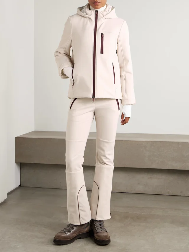 BRUNELLO CUCINELLI Bootcut ski pants in Beige, photo 2 of 2 from NET-A-PORTER (Canada)