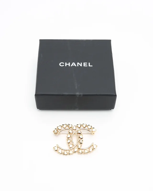 Chanel Coco Mark Heart Brooch from A Retro Tale, photo 5 of 5