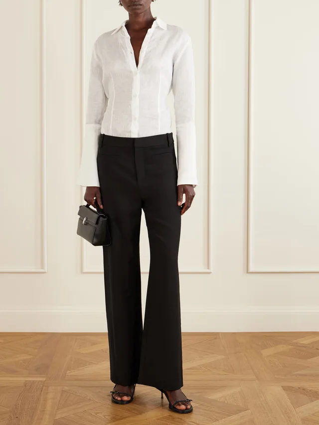 LIBEROWE Alice wool wide-leg pants in Black, photo 2 of 2 from NET-A-PORTER (Canada)