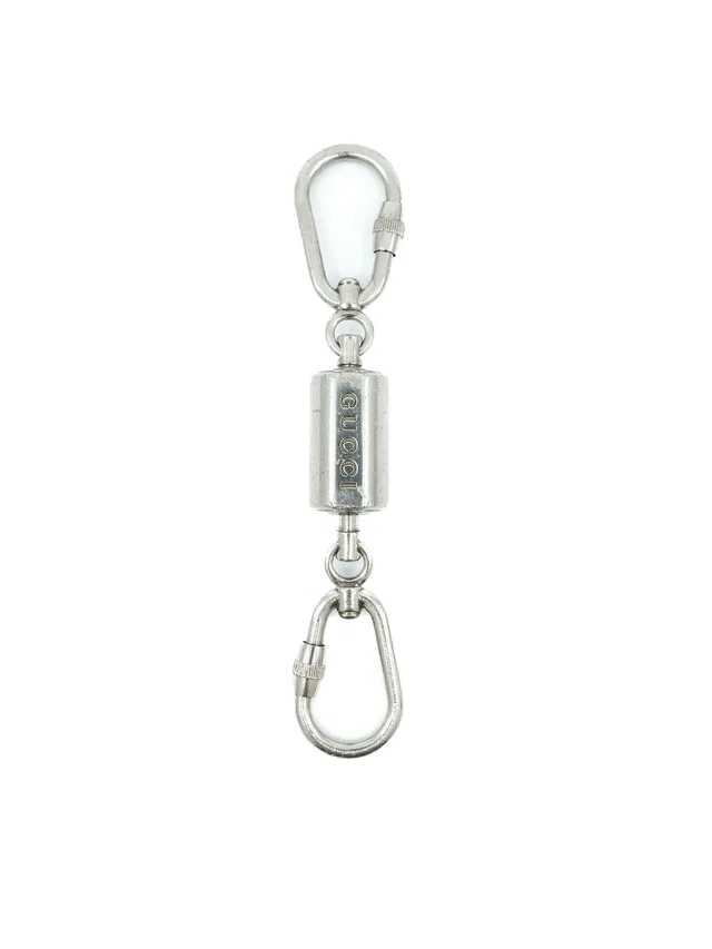 1990s Gucci Two Sided Key Ring from Arcade Vintage