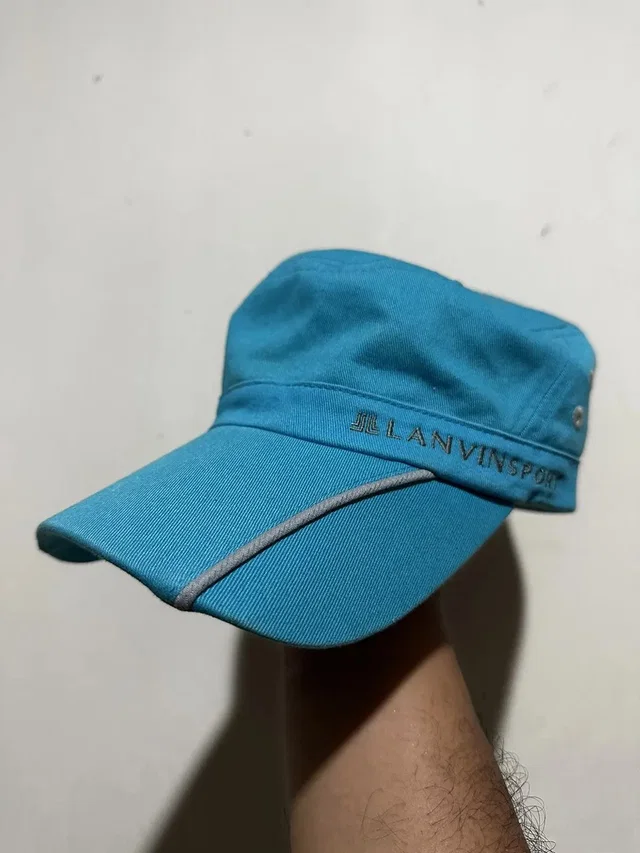 Lanvin Vintage Sport Army Active Hat in blue from Grailed