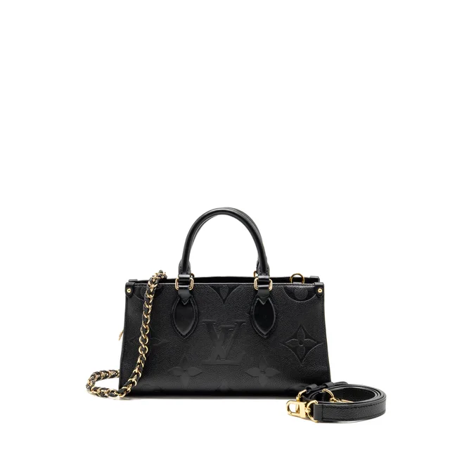 Louis Vuitton OnTheGo East West Monogram Empreinte Leather Black GHW in Black Leather from EMIER