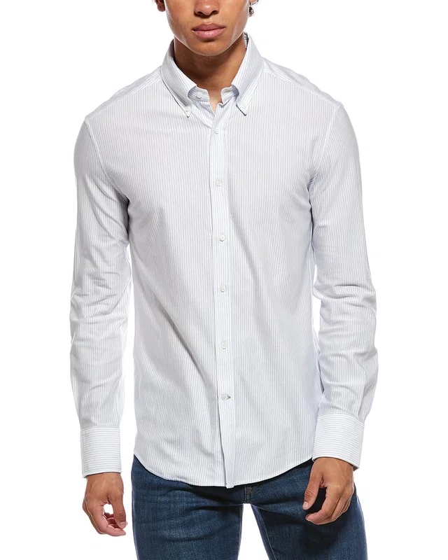 Brunello Cucinelli Striped Shirt, image 1 of 1 from Gilt