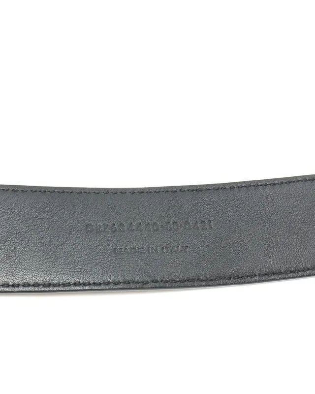 Saint Laurent Leather Belt, Size 80 in Leather from A Retro Tale, photo 6 of 6