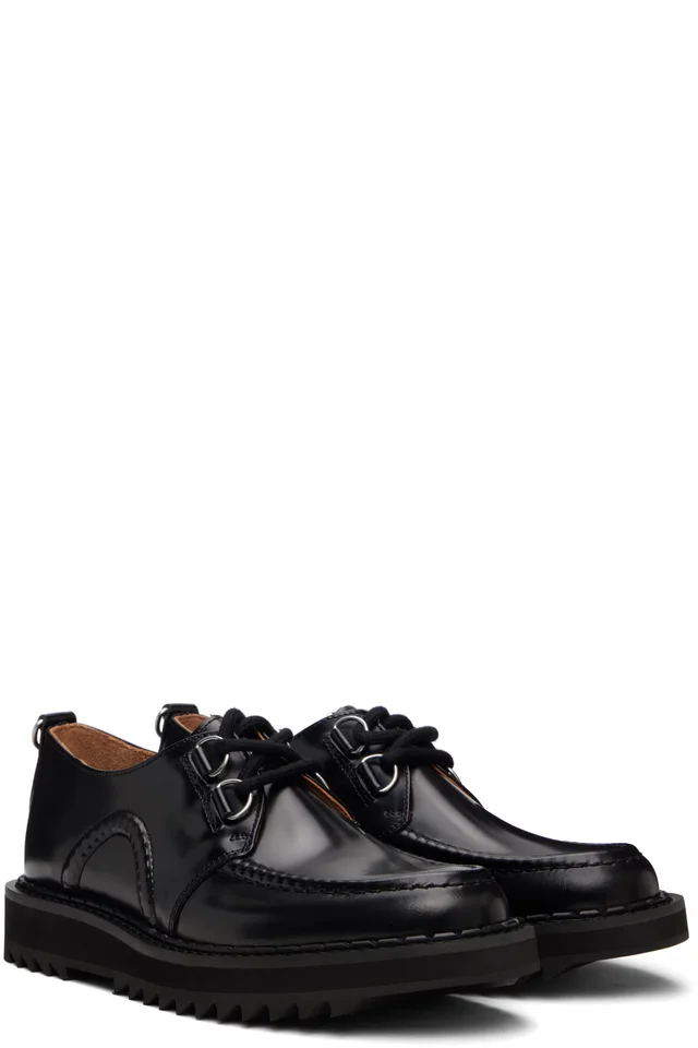 George Cox Black Ripple Viking Derbys, photo 4 of 5 from SSENSE
