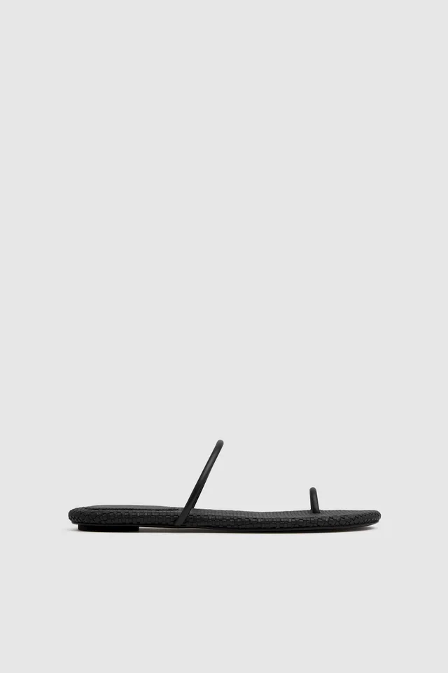 St Agni Woven Minimal Slide - Black from St. Agni, photo 1 of 1