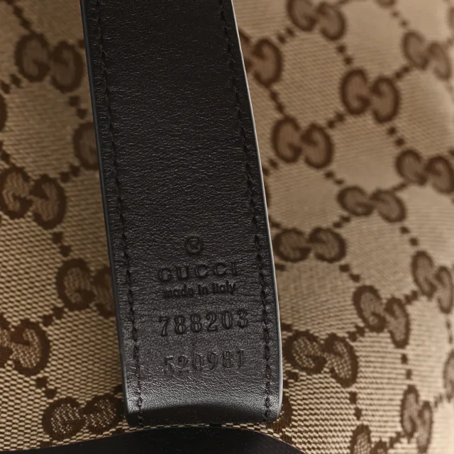 Gucci Monogram Medium Totissima Shopping Tote Beige Ebony in Beige Coated canvas from FASHIONPHILE, photo 6 of 9
