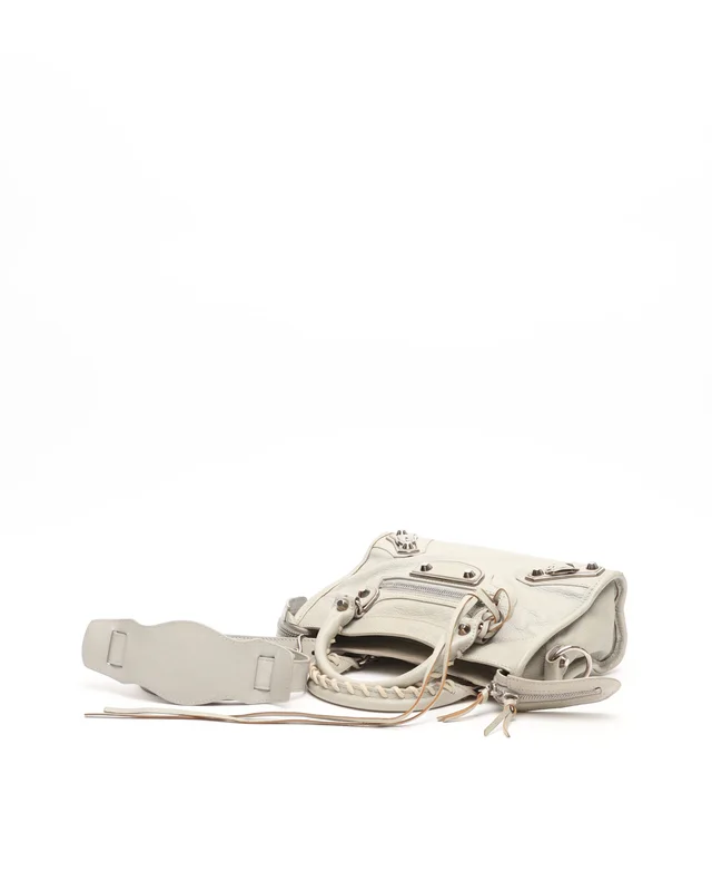 Balenciaga Classic Mini Metallic Edge City Bag in Caviar leather from A Retro Tale, photo 5 of 12