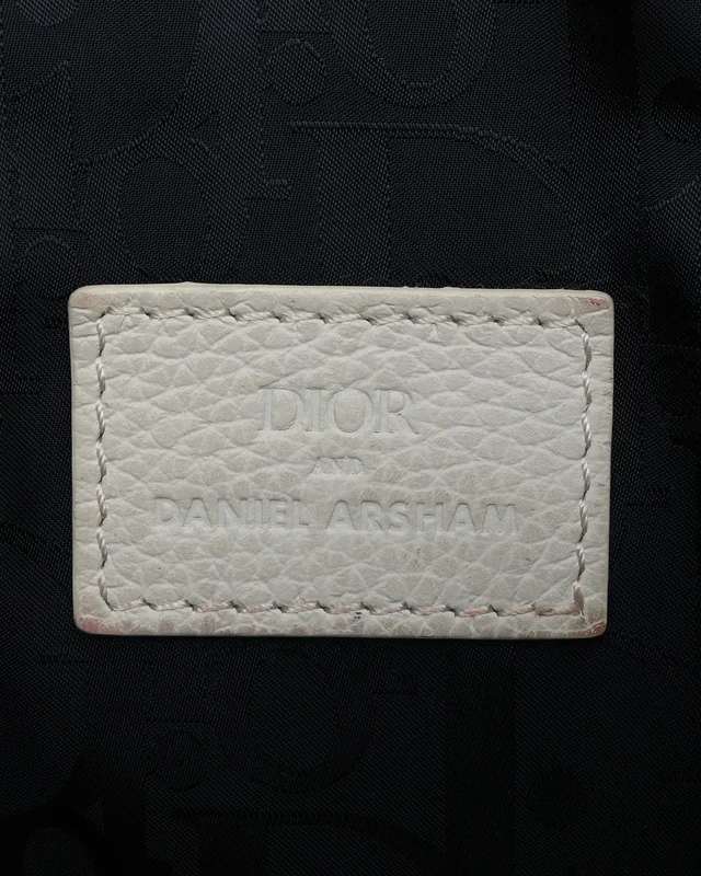 Dior X Daniel Arsham Newspaper Saddle Bag in Denim from A Retro Tale, photo 8 of 10