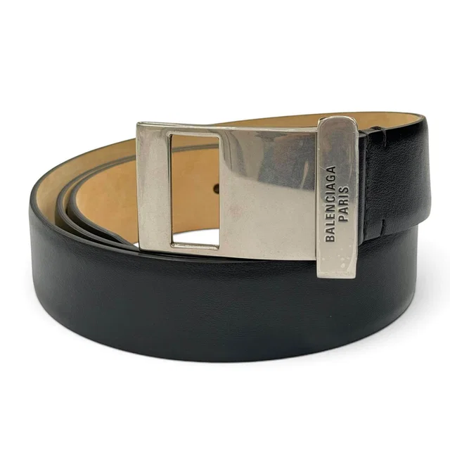 Balenciaga Leather Belt in Leather from LuxUness