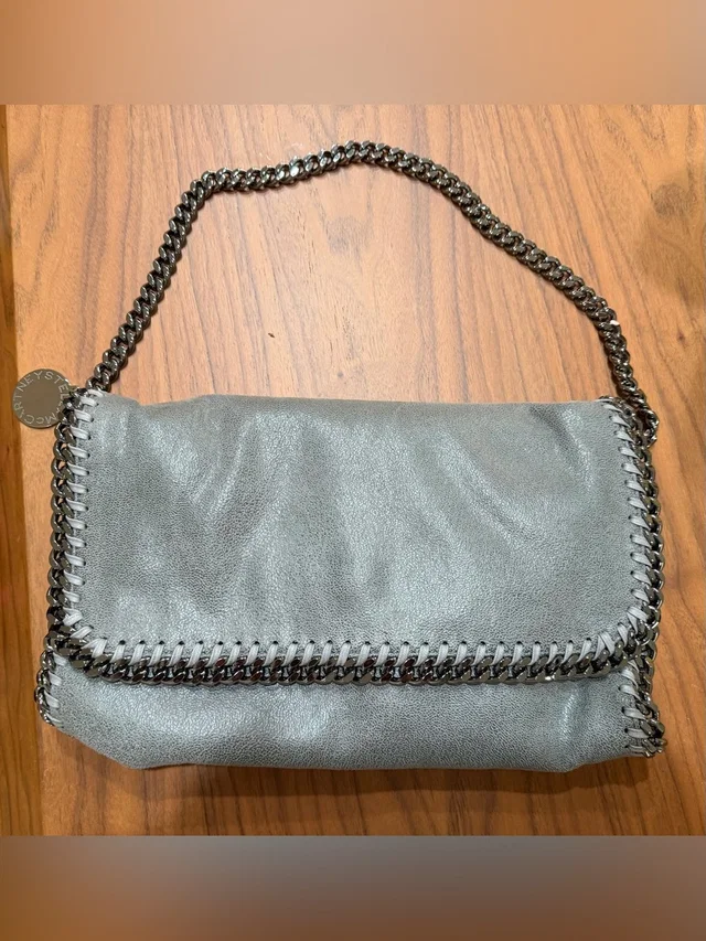 Stella McCartney Falabella Flap Shoulder Bag *Nwot in gray Leather from Poshmark