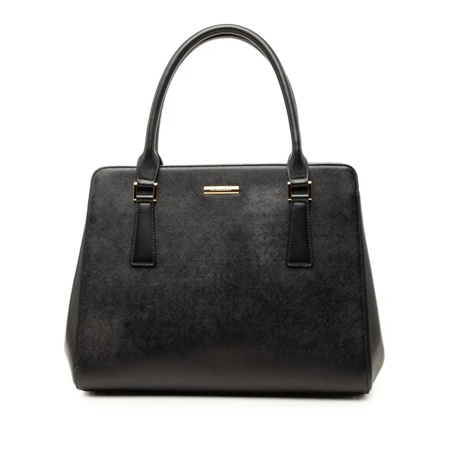 Black Burberry Leather Handbag in Black Leather from Designer Revival, photo 1 of 1