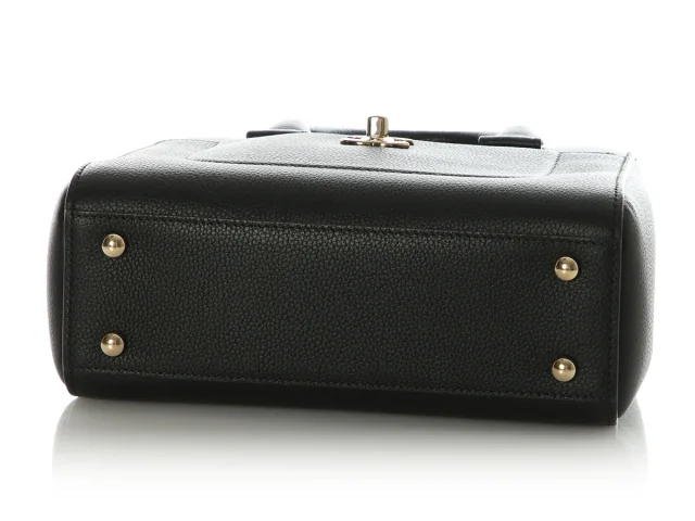 Chanel Small Black Caviar Top Handle Bag in Black Caviar leather from Ann's Fabulous Finds, photo 6 of 9
