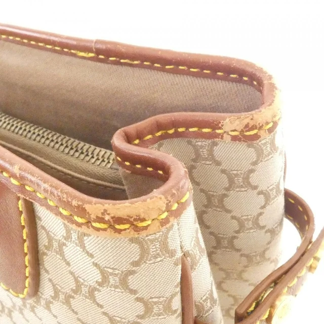 Celine Hand bag in BEIGE / GOLD metal fittings canvas from KOMEHYO, photo 3 of 7