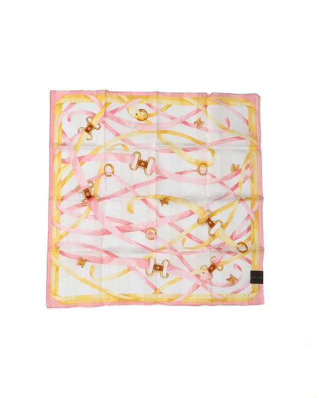 Celine 50 Silk Scarf in Silk from A Retro Tale, photo 2 of 2