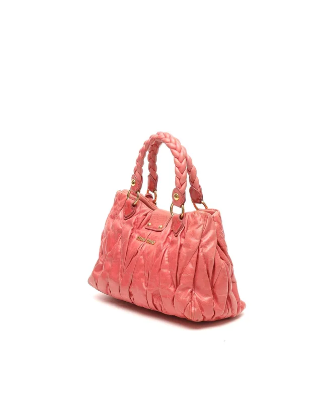 Miu Miu Matelassé Lux Bag in Leather from A Retro Tale, photo 3 of 11