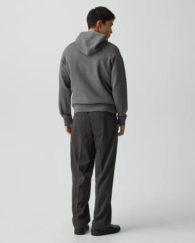 Theory Straight Drawstring Pant in Motion Wool, photo 4 of 6 from Theory