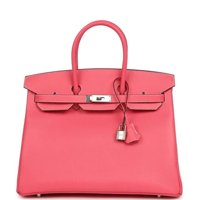 Hermès Special Order (HSS) Birkin 35 Rose Azalee Epsom Palladium Hardware in Pink Epsom leather from Madison Avenue Couture