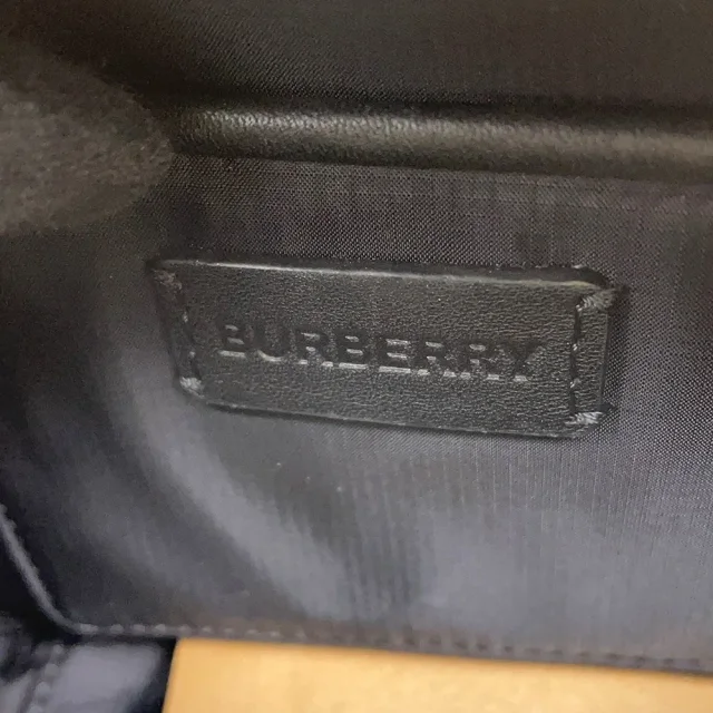 Burberry Nova Check B Patch Shoulder Bag Beige/Black/Red8023901 Nylon Leather in Black Nylon from GALLERY RARE, photo 12 of 13