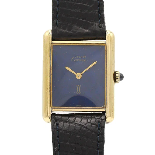 Cartier Must Tank Manual Winding in Crocodile from LuxUness