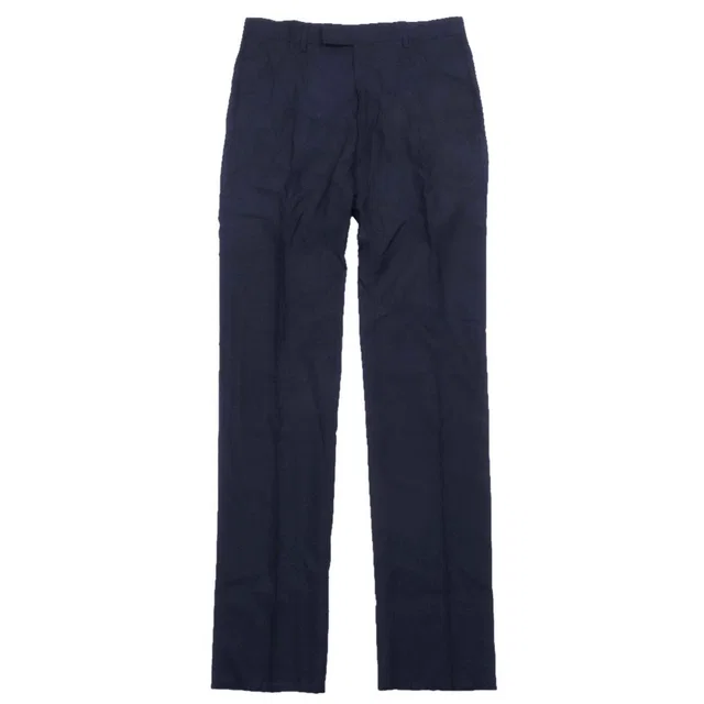 Dior Trousers Depants Hmmta revinegar le Silk 46c Navy Second Pants in Navy Silk from The Reluxe