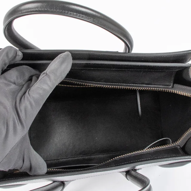 Celine Tri-Color Micro Luggage Bag in Calfskin from Labellov, photo 4 of 6