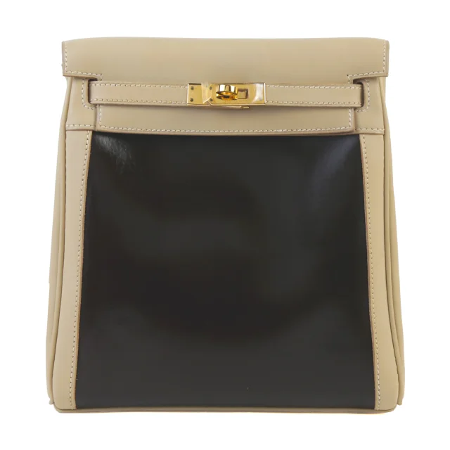 Hermès Kelly Ado PM Beige in Beige Box leather from Ginza Xiaoma