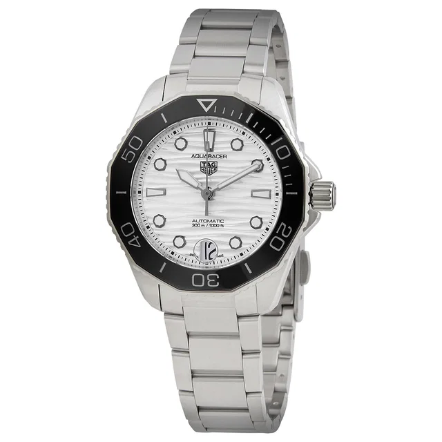 TAG Heuer Aquaracer Automatic Ladies Watch WBP231C.BA0626 in blue|silver|black|gray Ceramic from Jomashop.com