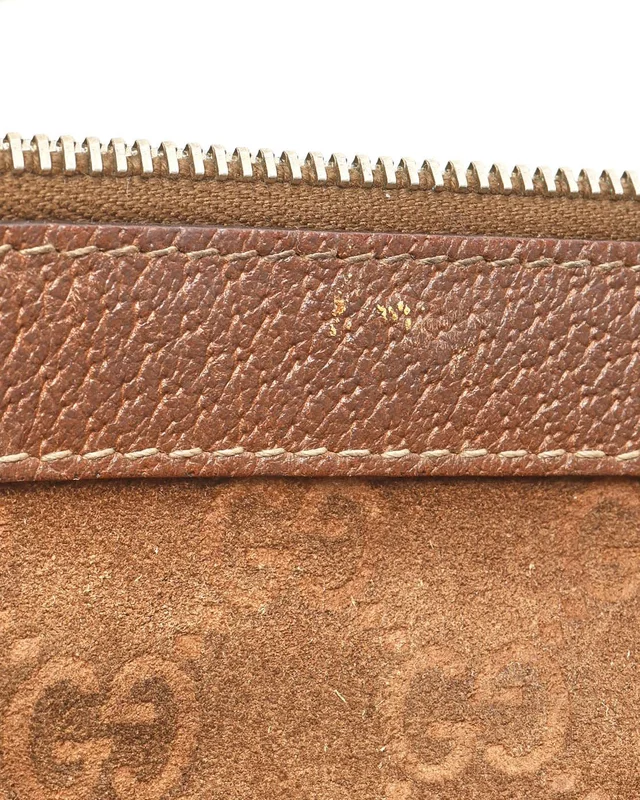 Gucci Suede GG Abbey Tote Bag in Suede from A Retro Tale, photo 7 of 10
