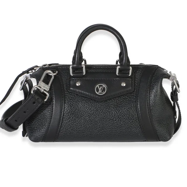 Black Pixel Lambskin Lv Biker Pm Leather Handbag in Black Lambskin from HEWI