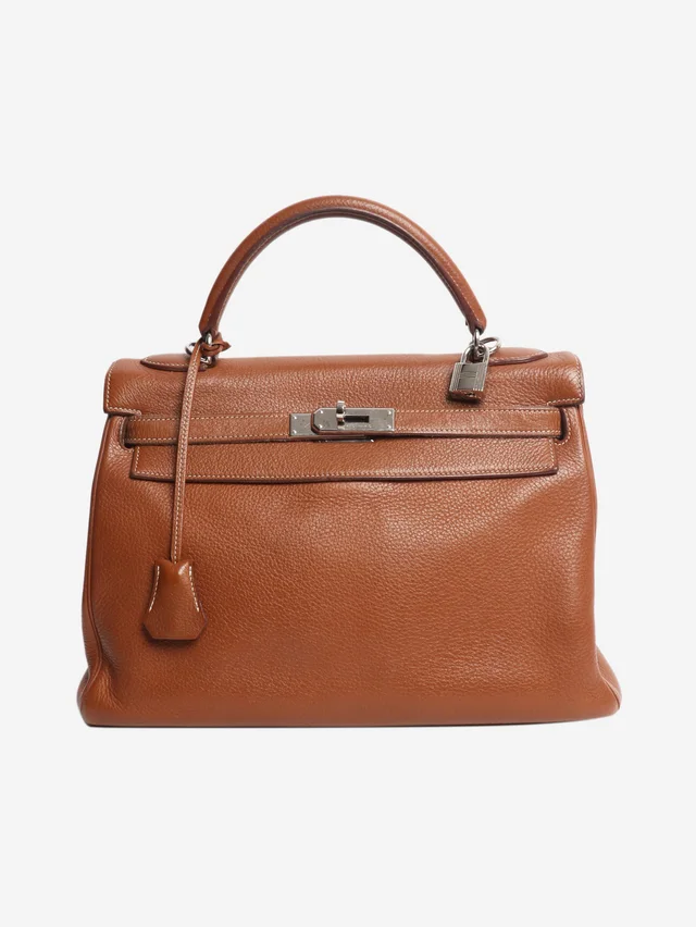 Hermès Brown Kelly bag in Brown Leather from Sign of the Times