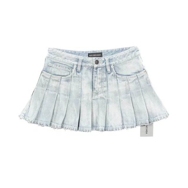 Balenciaga Cotton Pleated Skirt from LuxUness