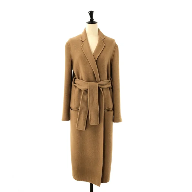 Celine Phoebe Philo Era Cashmere Crombie Coat Camel 36 in Brown Cashmere from The Reluxe