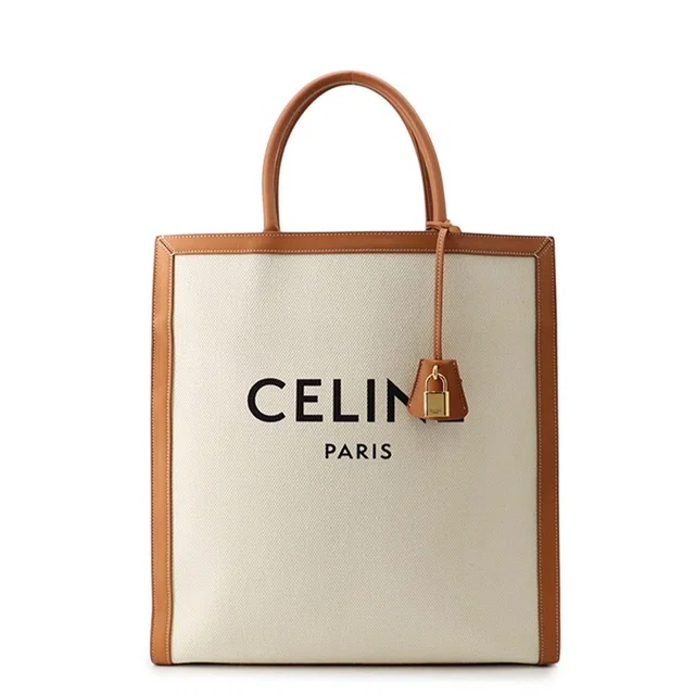 Celine Tote Bag Vertical Cover Canvas in Canvas from The Reluxe