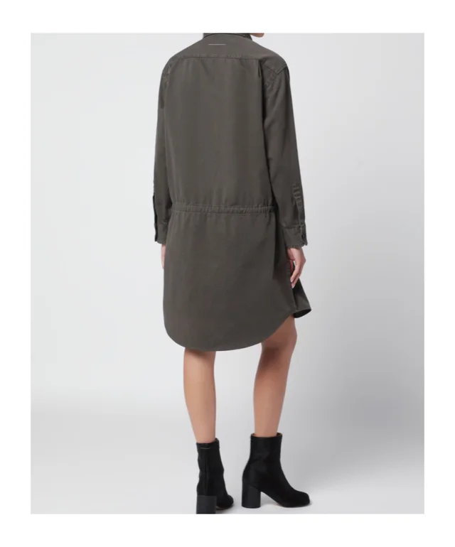 Mm6 Maison Margiela drawstring-waist shirt mini dress, photo 5 of 6 from SENSER