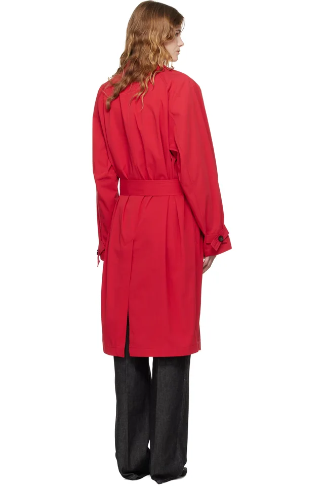 TOTEME Red Light Spring Trench Coat, photo 3 of 4 from SSENSE