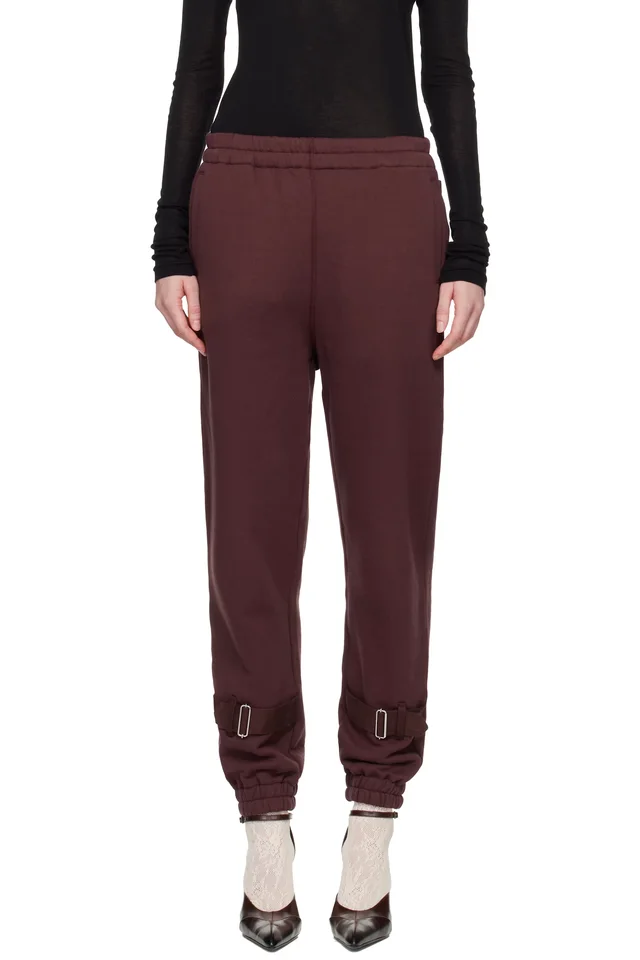 UNDERCOVER Burgundy UP2E1505 Lounge Pants, image 1 of 1 from SSENSE